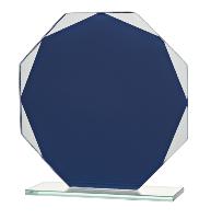 Trophée Octogonal Bleu