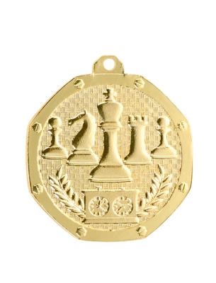 Médaille Echecs Octogonal