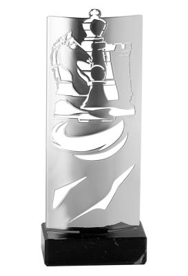 Trophée Echecs en métal