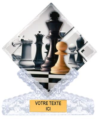 Trophée Echecs en céramique
