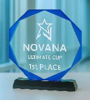 Trophée Octogonal Bleu